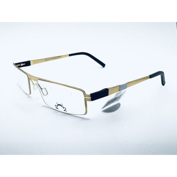 EYE DC V800 017 GOLD EYEGLASSES SUNGLASSES FRAMES 54-18 - Picture 2 of 3